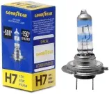 Goodyear Лампа автомобильная галогенная Goodyear H7 12V 55W PX26d Premium +150% 1шт GY017150