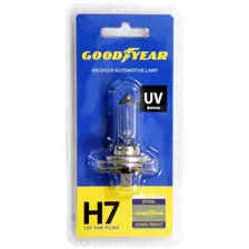 Лампа автомобильная галогенная Goodyear Н7 12V 55W PX26d (блистер) 1шт