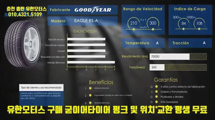 Goodyear Eagle RS A 굳이어타이어 이글 알에스에이